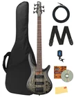 Ibanez SR605E Standard Bass Guitar - Black Stained Burst W/ Gig Bag New. Price: $929.99.