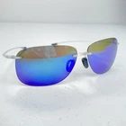 Maui Jim Hikina Sunglasses Frames Only B445-05CM Crystal Matte 62-14 Pre-owned. Price: $59.00.