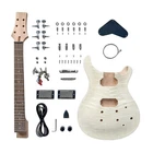 Dbl Prs Style Electric Kits,diy Guitar,mahogany Body Natural New. Price: $298.99.