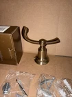 Brizo Rook Bath Collection Double Robe Hook Model 693561-GL Brilliance Luxe Gold New. Price: $119.99.