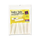 Avery Insertable Index Tabs With Printable Inserts, 1/5-CUT, 2" Wide, 25/PACK New. Price: $15.85.