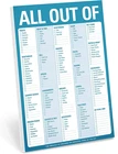 Knock All Out Of Grocery List Note Pad, 6 X 9-INCHES (blue) New. Price: $22.73.