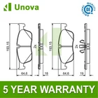 Brake Pads Set Front Unova Fits Jaguar Xe F-pace Xf + Other Models #2 New. Price: $68.49.