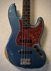 Fender Custom Shop 1964 Jazz Bass Relic Blue Maple Neck Lindy Fralin Pickups Used. Price: $6467.93.