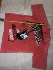 Fender Shirt Mens 2XL Red American Original Guitar Band Electric Big Man Rare Pre-owned. Price: $49.99.