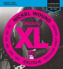 D'addario 6-STRING Nickel Wound Bass Guitar Strings, Light, 32-130, Long Scale New. Price: $35.99.