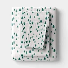 King Christmas Holiday Cotton Sateen Sheet Set Tree Scene - Wondershop Open. Price: $20.99.