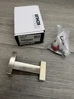 Kohler 23290-BN Square Single Robe Hook Brushed Nickel Open. Price: $34.99.
