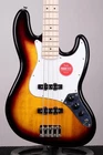 Squier Affinity Series Jazz Bass 3-COLOR Sunburst With Maple Fingerboard New. Price: $369.99.