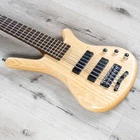 Warwick Teambuilt Pro Series Corvette Ash Active Bass, 6-STRING, Natural Satin New. Price: $2799.00.