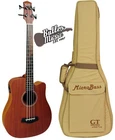 Gold Tone M-BASS25 Micro Fretted 25" Scale Guitar With Gig Bag New. Price: $679.99.