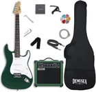 Electric Green Guitar Kit With 20W Amp Bundel Full Size Solid Body Sss Pic New. Price: $233.99.