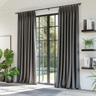 Zeerobee Adjustable Curtain Rod 66-120IN Dark Grey Heavy Duty Inch Open. Price: $20.30.