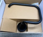 Kohler K-27428-BL Tone 8-7/8" Wall Mounted Towel Ring Matte Black Read Open. Price: $29.99.