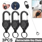 Heavy Duty Retractable Carabiner Badge Holder Steel Cord New. Price: $13.00.
