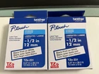 Two (2) Brother TZE231 1/2 Black Print On White Label Tape 0.47INX26.2FT 12MMX8M New. Price: $15.00.