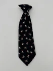 Infant Baby Gap Boys Neck Tie Clip Black Skeleton Skulls Cross Bones Fun Pre-owned. Price: $11.99.