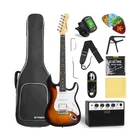Strich Electric Beginner Kit, Solid Body 39" Full Size Guitar... New. Price: $197.49.