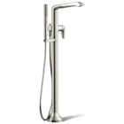 Kohler Tempered Floor Mounted Tub Filler Polished Nickel K-T22025-4-SN Open. Price: $1282.49.