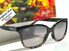 New Maui Jim Starfish Black Tortoise Polarized Grey Sunglass GS744-02T. Price: $196.88.