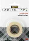Scotch Removable Fabric Tape, 3/4 X 180 In, 1-ROLL, White New. Price: $12.50.