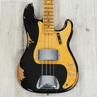 Fender Custom Shop '58 Precision Bass Heavy Relic, Maple Fretboard, Aged Black New. Price: $5500.00.