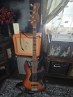 Sire Marcus Miller V5-4 String Electric Bass Tobacco Sunburst Roasted Maple Neck Used. Price: $420.00.