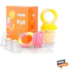 Baby Food Feeder Silicone 2 Pack Teether Gentle Teething Natural Nutrition New. Price: $30.95.