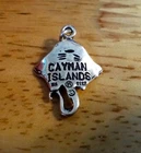 Sterling Silver 3D 21X16MM Stingray Says Cayman Islands On The Back Charm New. Price: $30.40.