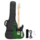 Glarry Gtl Maple Fingerboard Electric Guitar Bag Strap Paddle Wrench Tool Green New. Price: $115.92.