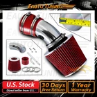 Short Ram Air Intake Kit + Red Filter For 97-05 Buick Park Ave / Regal 3.8L V6 New. Price: $43.99.