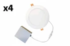 4 X Simply Conserve 6 In. Slim Downlight Cct Selectable Led Recessed Open. Price: $22.95.