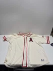 Mlb Los Angeles Angels Men's Vintage Button Down Jersey - Xxl Open. Price: $27.99.