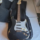 Fender Black Solid Body 6-STRING Right-hand Electric Guitar W/ Gig Bag Used. Price: $700.00.
