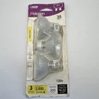 Feit Electric Pack 35W GU10 MR16 Bulb 2700K 120V Flood Reflector Spread Open. Price: $7.00.