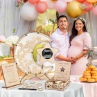 67PCS Baby Shower Guest Book Alternative Wooden Sign In Moon With Star ... New. Price: $33.03.