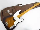 Electric Bass Guitar Fender Japan Opb '54-75 Sunburst & Soft Case Used. Price: $2520.00.