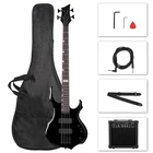 Glarry 39" Full Size Burning Fire Electric Bass Guitar School Band With 20W Amp New. Price: $97.99.