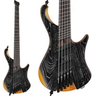 Ibanez EHB1135MS Limited Model 5-STRING Multi Scale Headless Bass Silver Black New. Price: $1573.33.