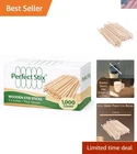 Biodegradable 1000 Count Wooden Stir Sticks - 5.5 Thick Birch For Beverages New. Price: $17.09.
