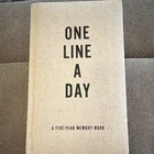 Chronicle Books Canvas One Line Day: Five-year Memory (2019, Hardcover) Brand. Price: $13.87.