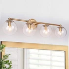 Uolfin Modern Globe Bedroom Wall Lights 30 In. 4-LIGHT Dome Bathroom Open. Price: $54.11.