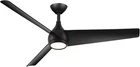 Minka Aire Twist 52" Ceiling Fan With Led Lights & Remote - Coal Finish New. Price: $567.99.