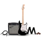 Squier Sonic Stratocaster Electric Guitar Pack With Fender Frontman 10G Amp Blck New. Price: $369.99.