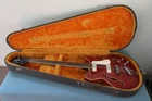 Vintage 1966 Vox Cougar V214 Bass Guitar Cherry Red Very Clean With Case 6/7 Con Used. Price: $750.00.