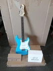 Open Box Fojill Sky Blue St Electric Guitar White Pickguard 1ZA8336B0309782075. Price: $99.00.