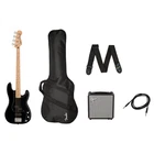 Used Squier Affinity Series Precision Bass Pj Pack W/rumble 15 Amp - Black. Price: $379.99.