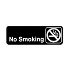 Winco SGN-310 No Smoking Sign X 9 White On Black New. Price: $16.65.