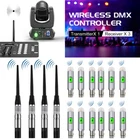Uking DMX512 Wireless Stage Lighting Transmitter + 3X Receiver Built-in Battery New. Price: $100.99.