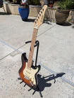 Sawtooth St-es-sbvc Sunburst Electric Guitar With White Pickguard, Open. Price: $80.00.